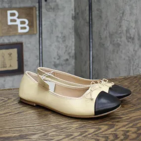 A New Day Women's Janie Ballet Flats with Memory Foam Insole Beige Brown 9M