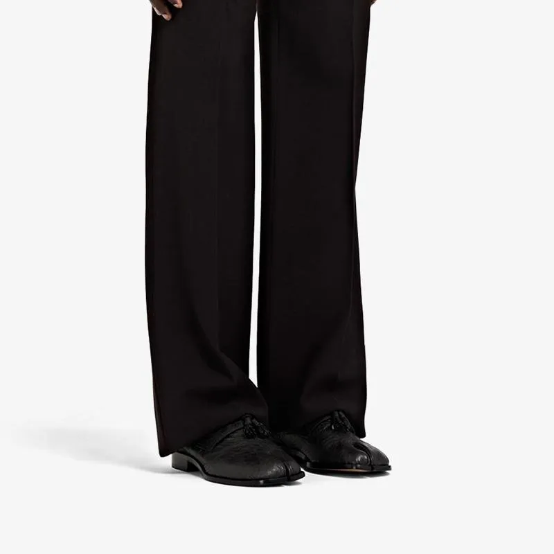 Black Calfskin Tassel Loafers