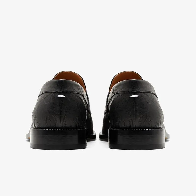 Black Calfskin Tassel Loafers