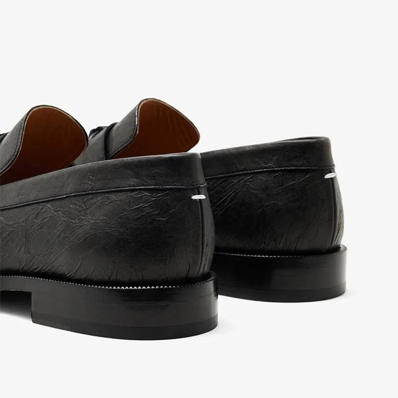 Black Calfskin Tassel Loafers