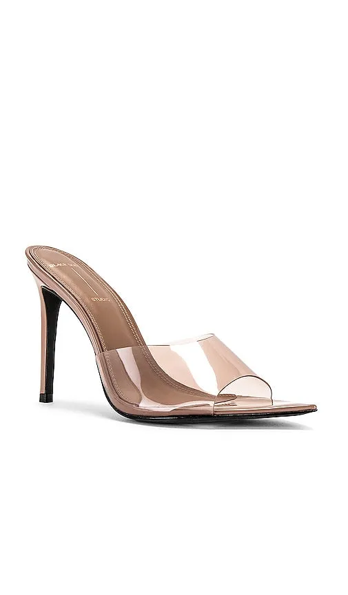 BLACK SUEDE STUDIO Bella Mule Sandal in Taupe