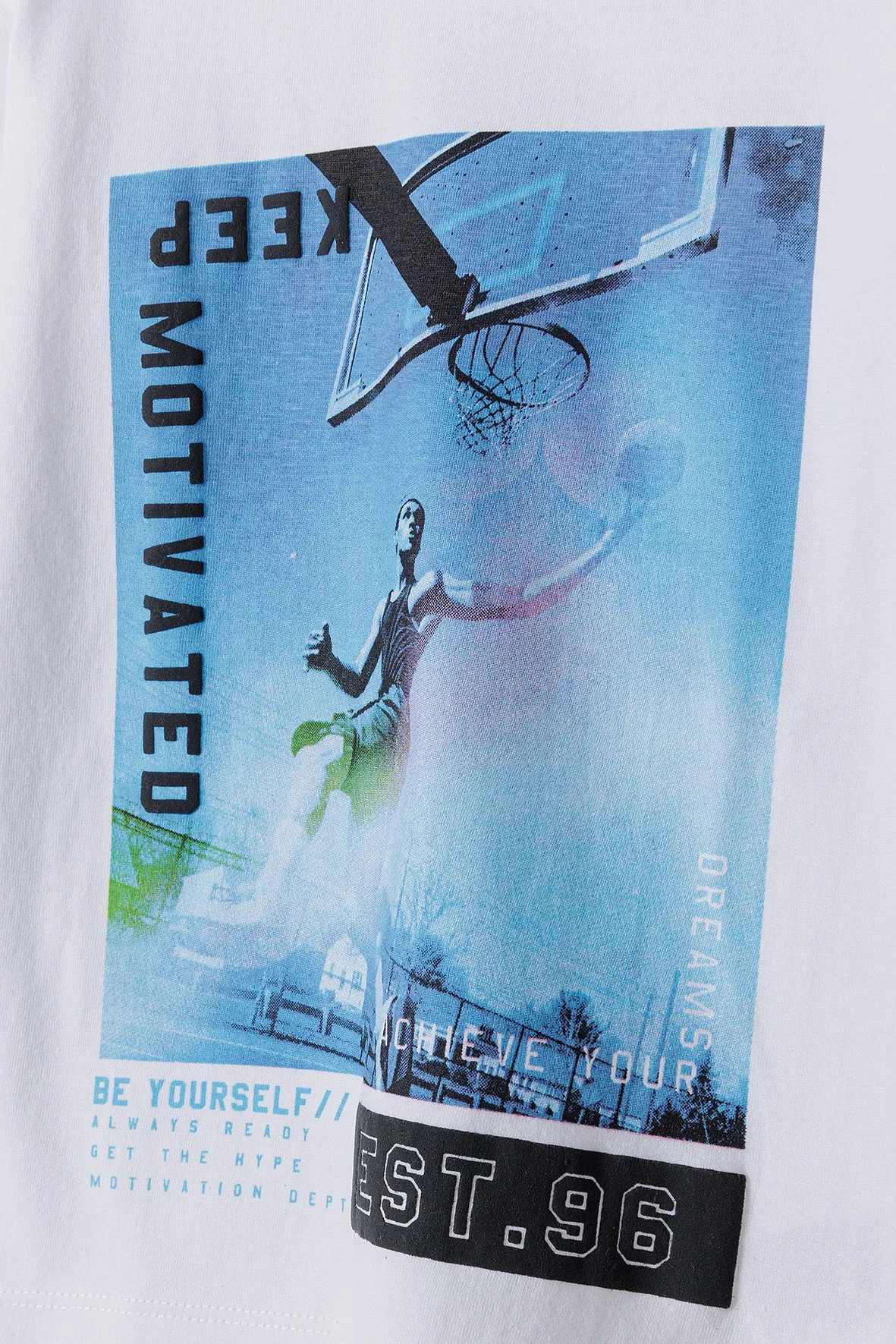 Boys Keep Motivated Long Sleeve T-shirt