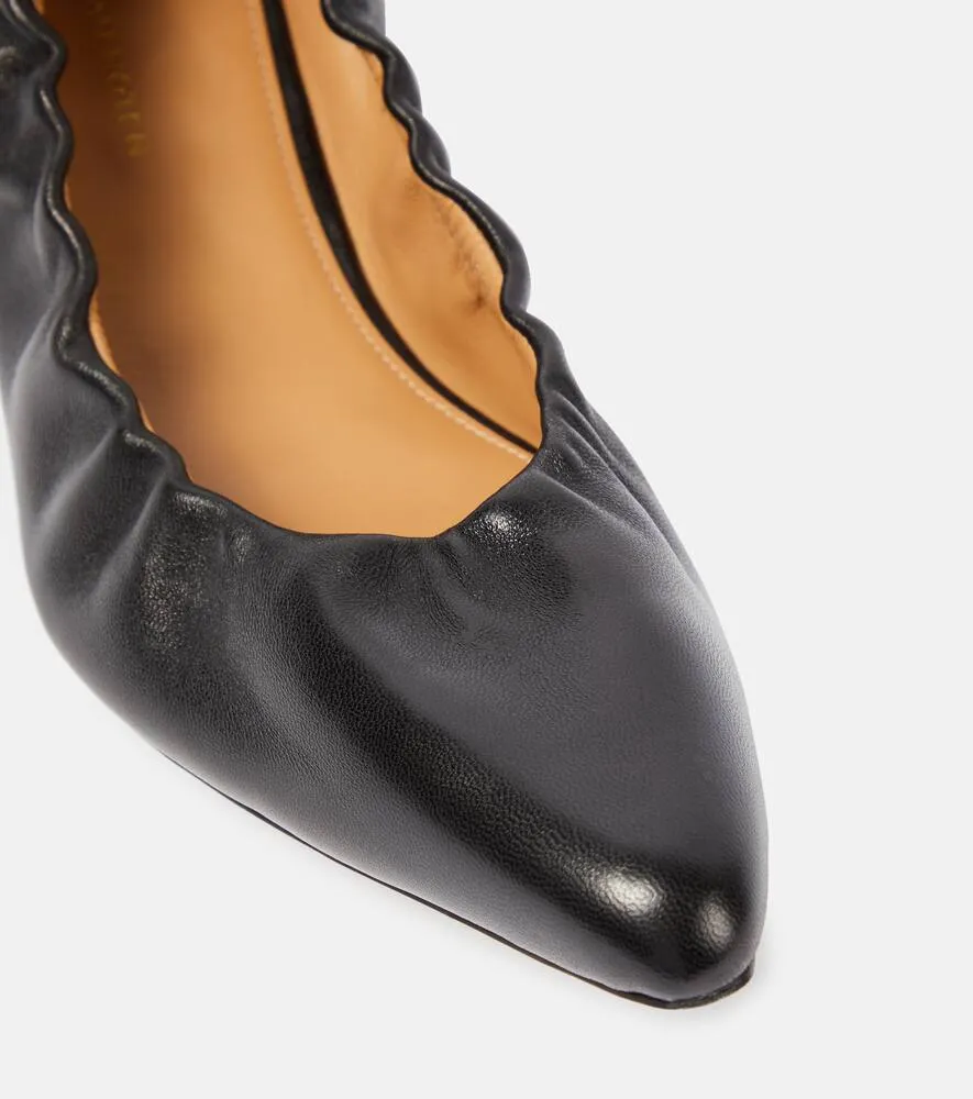 Dries Van Noten Leather ballet flats