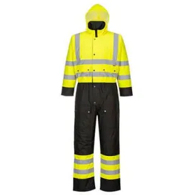 Hi-Vis Contrast Coverall - Lined - All Sizes