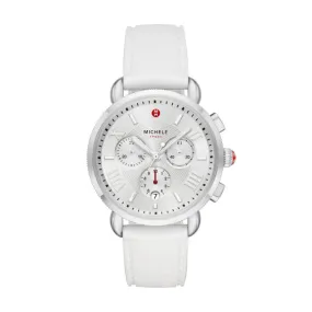 Michele Sporty Sport Sail White Silicone Watch