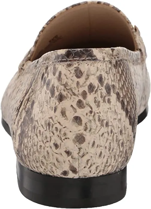 Sam Edelman Loraine Stone Almond Toe Slip On Stacked Heel Fashion Loafers